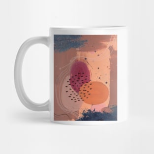 Modern abstract painting, acrylic painting 10 Mug